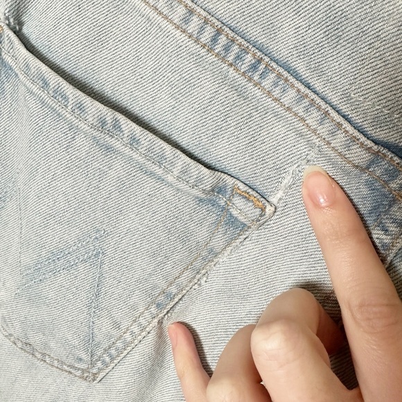 Mother Denim HW Spinner Skimp Pre Party Wash Light Wash 27 - Picture 11 of 12